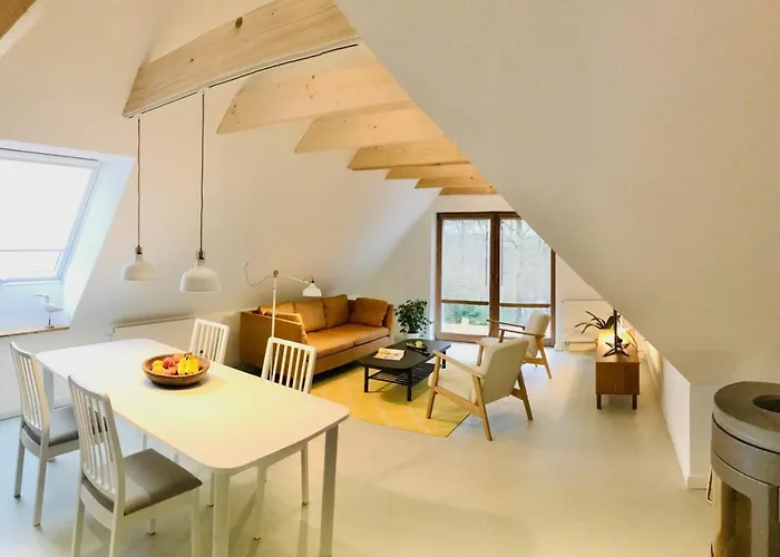 Moorblick! Grosse Dachwohnung Mit Kamin Und Sauna